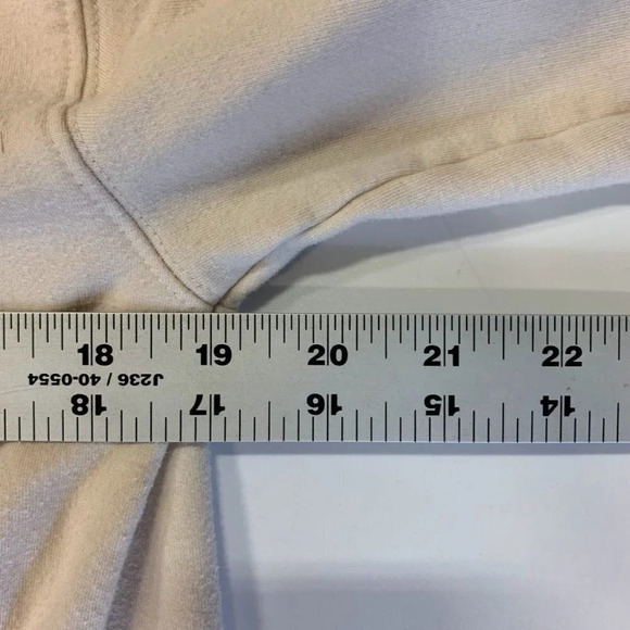 Athleta Women's Balance Cinch Turtleneck Sweatshirt in Chantilly Cream Size S - Picture 10 of 11